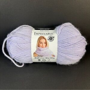 Loops & Threads Impeccable Yarn - Soft Lavender ❤️